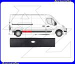 RENAULT MASTER 3 2010.04-2019.08 Oldalfal díszléc jobb hátsó, szélességjelzős "hosszú kivitelhez" 910mm P60N10044