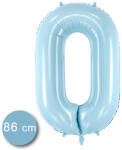 PartyDeco S. r. o 0. szám, fólia lufi, 86 cm, világos kék