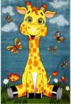 Delta Carpet Covor Dreptunghiular pentru Copii, 200 x 300 cm, Multicolor, Kolibri Girafa 11112/140 (11112-140-23) Covor