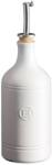Emile henry (Франция) Керамична бутилка за олио emile henry oil cruet с дозатор - цвят бял (eh 0215-11)