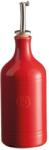 Emile henry (Франция) Керамична бутилка за олио emile henry oil cruet с дозатор - цвят червен (eh 0215-34)