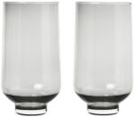 Blomus Pahar pentru apă FLOW set de 2 buc, 400 ml, sticlă fumurie, Blomus (63919) Pahar