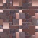 Premium Mosaic Stone Réz mozaik Premium Mosaic Stone metallic brown 30x30 cm matt/fényes MOS4823CO (MOS4823CO)