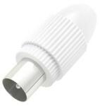 Hama Антенен конектор HAMA Coax plug, Коаксиален мъжко, Бял (HAMA-205213) - megamag
