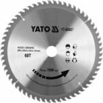 TOYA Карбиден диск за циркуляр, за рязане на дърво YATO, Ф 235 x 25.4, T 60 (60687)