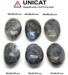 Palm Stone Labradorit Natural - 54-65 x 36-41 x 20-29 mm - (XXL) - 1 Buc