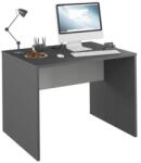 Mobikon Birou din mdf laminat gri Rioma 100x80x76 cm (0000281234)
