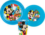 Stor Disney Mickey étkészlet, műanyag szett STF55554