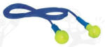 3M E. A. R Push-In Corded füldugó zsinóros, gomba alakú, műanyag szárral (SNR 38dB) 30113, szín: Lime (3M_EX-01-020)