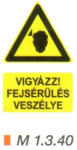 Vigyázz! Fejsérülés veszélye m 1.3. 40 (m1340)