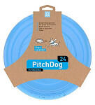 PitchDog Flying Disk Blue frizbi 24cm