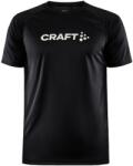 Craft Férfi funkcionális rövid ujjú pólók Craft CORE ESSENCE LOGO TEE fekete 1911786-999000 - XXL