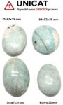 Palm Stone Amazonit Natural - 61-71 x 41-52 x 25-31 mm - (XXL) - 1 Buc