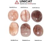 Palm Stone Cuart Hematoid Natural - 51-61 x 38-47 x 22-26 mm - (XXL) - 1 Buc