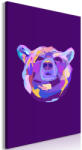 Artgeist Kép - Colourful Bear (1 Part) Vertical 40x60