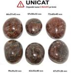 Palm Stone Grenatite - Cuart cu Granat Natural - 57-72 x 51-60 x 33-43 mm - (XXL) - 1 Buc