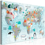 Artgeist Kép - Fairytale Map (1 Part) Wide 90x60