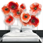 Artgeist Fotótapéta - Nine poppies - terkep-center - 34 200 Ft