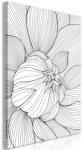 Artgeist Kép - Flower Line (1 Part) Vertical 40x60