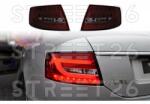 TUNING-TEC Stopuri LED compatibile cu Audi A6 C6 SEDAN 04.04-08 Rosu Fumuriu LED 7PIN (6396)