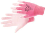 KIXX PRETTY PINK nylon PU kesztyű rózsaszín 9-hez (0108010725090)