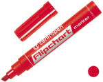 Centropen Marker Centropen 8560 flipcharthoz, piros ékvég 1-4, 6 mm (2110200261)