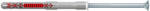 Fischer DuoXpand 8x100 T rögzítődübel cinkkel galvanizált acél, süllyesztett fejű csavarral, 50 db/csomag (562150)