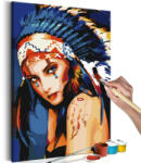 Artgeist Kifestő - Native American Girl 40x60