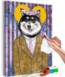 Artgeist Kifestő - Dog in Suit 40x60