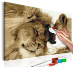Artgeist Kifestő - Lions In Love 60x40