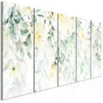 Artgeist Kép - Waterfall of Roses (5 Parts) Narrow - Second Variant 225x90