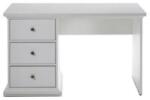 Mobikon Birou PC din mdf lacuit alb Paris 130x62x74 cm (0000149848)