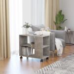 vidaXL Masă laterală, gri beton, 70x35x55 cm, lemn compozit (802124)