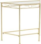 vidaXL Masă laterală stil vintage, auriu, 87 x 34 x 73 cm, metal (245934)