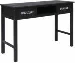 vidaXL Masă consolă, negru, 110 x 45 x 76 cm, lemn (284161)
