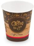  Eldobható papír pohár 2dl 73mm 50db 76620 coffee to go (200ml)