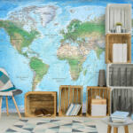 Artgeist Fotótapéta - World Map: Traditional Cartography 300x210