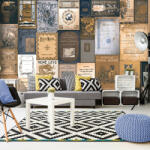 Artgeist Fotótapéta - Literary Mosaic 200x140