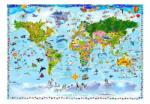 Artgeist Fotótapéta - World Map for Kids 200x140