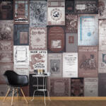 Artgeist Fotótapéta - Retro Style: Books 150x105