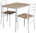 Praktiker Living Praktiker 1 asztal és 2 szék étkező szett