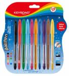 Keyroad Golyóstoll 0, 7 mm 10 db/bliszter Keyroad vegyes színek (KR972056) - tonerpiac