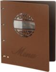 Horecano - Папка за меню с метален клипс кафява (HC-93830) (0193830)