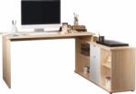 Mobikon Birou din pal maro stejar sonoma alb Dalton 168x68x75 cm (0000243987)