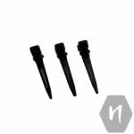  Fém hajcsipesz berakó 1 lábas fekete színben 1 db