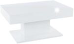 Mobikon Masuta de cafea cu spatiu de stocare din mdf alb lucios Dikaro 90x60x44 cm (0000205718) Masa de cafea