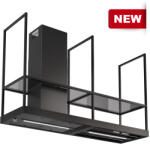 Faber T-SHELF EV8 BK MATT A180 Островен аспиратор (T-SHELFBKMATT)