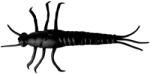 Savage Gear Creature Savage Gear LB 3D PVC Mayfly Nymph 5cm Black 8buc (F1.SG.55112)