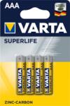 VARTA Superlife Féltartós Mikró Elem AAA 4 db-os kiszerelésben
