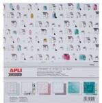 APLI Scrapbook papír 30, 5x31, 5cm APLI World 6db/csomag (13932)